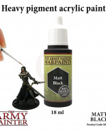 The Army Painter - Warpaints: Matt Black (matná čierna)